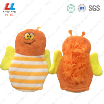 Activating animal bath bee style gloves