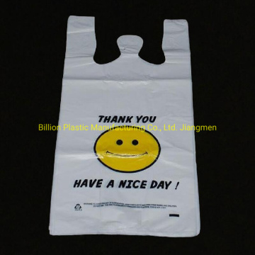 Custom Plastic T Shirt Shopping Bags with Logo