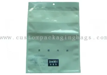 Hdpe /ldpe Men's Underwear Zipper Packaging Bag By Custom Printing