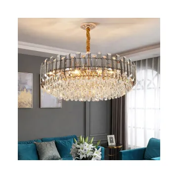 Good Quality Round Chandelier Crystal K9 for Living Room