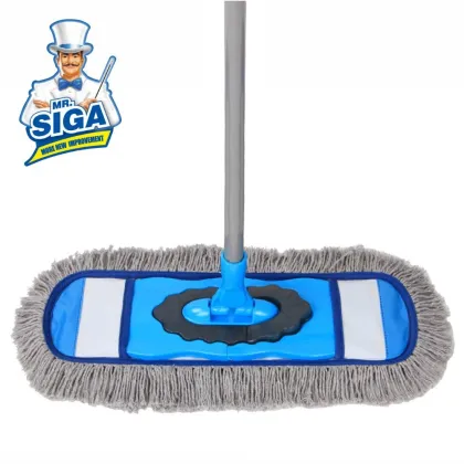 Mr.SIGA 2015 hot sale telescopic handle flat cotton twitter mop