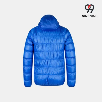 Compact 90% Duck Down Hooded Jacket for Men