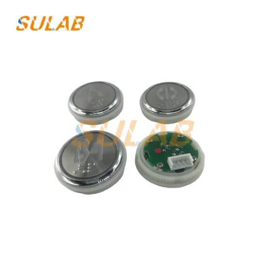Step Elevator Spare Parts: PCB Board, Round Braille Button (PB31-10) and COPL OP Button