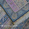 4&#39;x6 &#39;Handmade Silk Striped Persian Carpet Oriental Rug