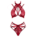 Hot Selling Sexy Red Lingerie Bra Panty