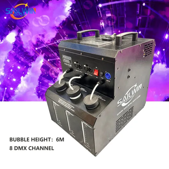 Disco Laser Stage Light FX with RGBW 2000W LED, Bubble Smog Fog Machine for Events