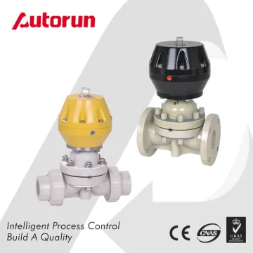 Pph Plastic Diaphragm Valve with Pneumatic Actuator
