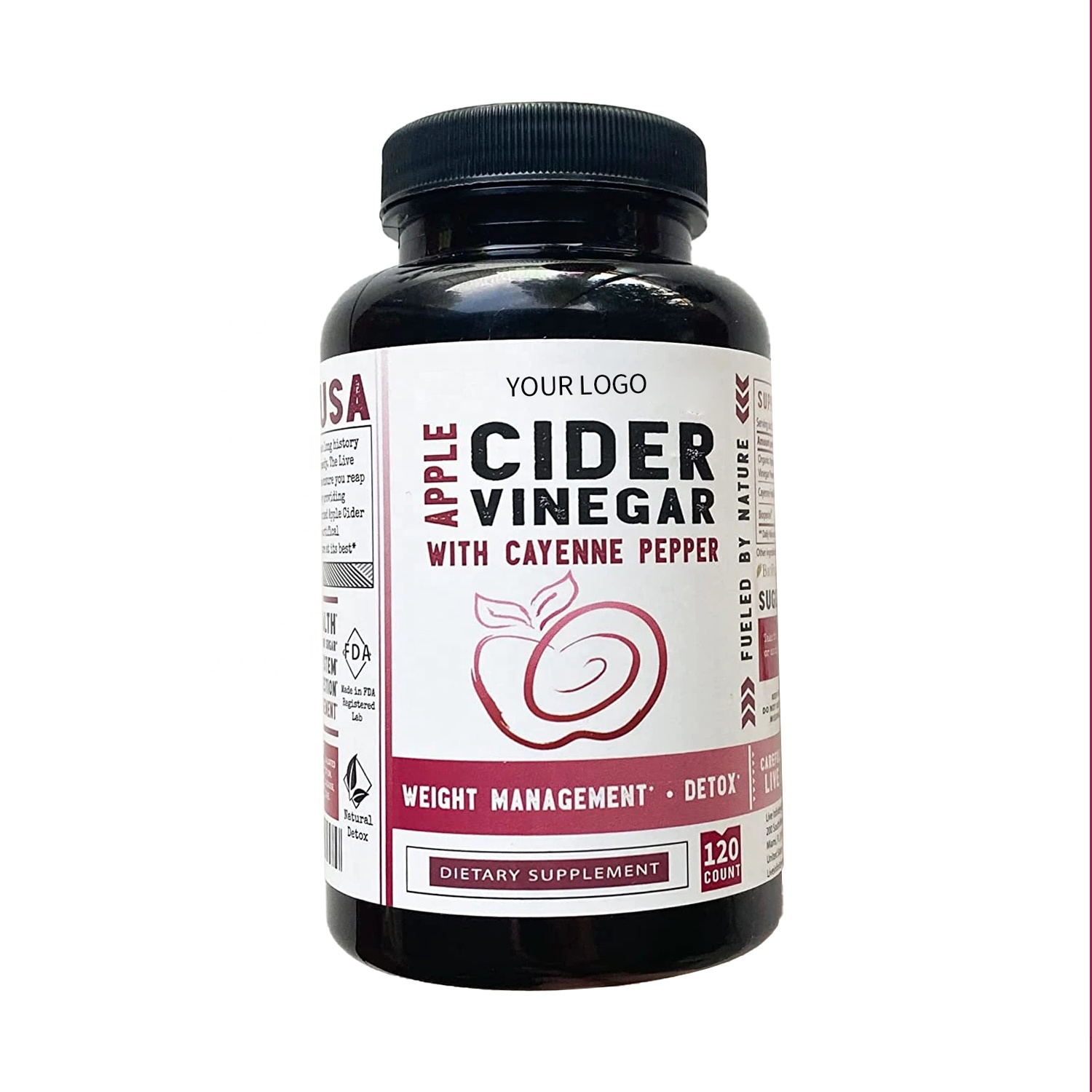 OEM/ODM Vegan Apple Cider Vinegar Slimming Capsules