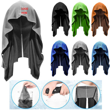 Cooling Hooded Towel with Snap Button