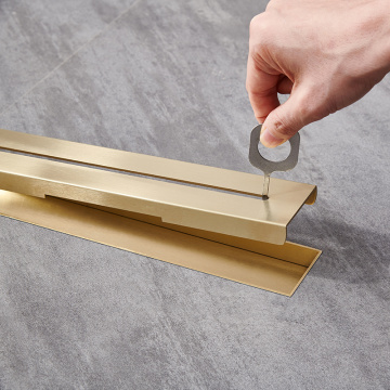 Stainless Steel Linear Floor Drain SUS 304 stainless steel bathroom linear floor drain Factory