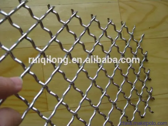 High quality latest stainless steel crimped wire mesh