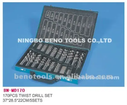 160 pc drill bit tools