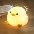 Luz de la noche de pato de silicona con carga USB