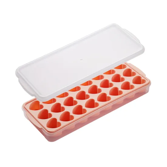 Heart-Shaped Ice Mold: Soft Silicone Ice Tray for Frozen Household Use