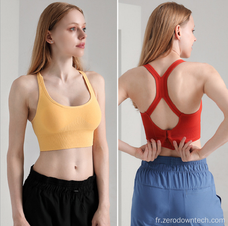 soutien-gorge de yoga de sport de fitness à haute intensité