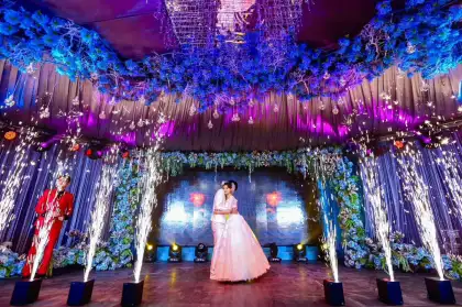 Factory Price DMX512 Remote Control Stage Effect Cold Spark Fountain Spark Machine