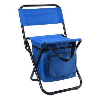 Iron Outdoor Camping Chairs Portable Outdoor Folding Ice Pack Chair Recreational Fishing Chair