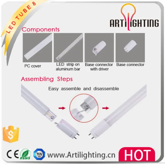 wholesale good quality aluminum t8 led tube light housing