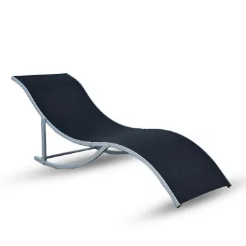 Customized Outdoor Beach Swimming Pool S-Shaped Lounge Chair