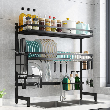 2 Tier Dish Drying Rack Over The Sink