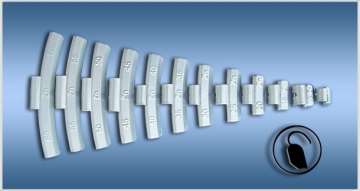 Zinc Clip-on Balance Weight for Alloy Wheel A