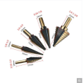 High Quality HSS Titanium Coated Step Drill Set