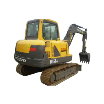 Used Mini Volvo EC55B/C 5.5 Ton Crawler Excavator at Low Price