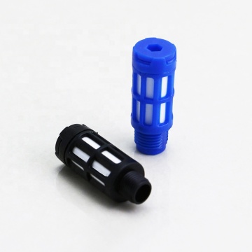 Black and Blue Plastic Pneumatic Air Silencer Muffler PSU-02