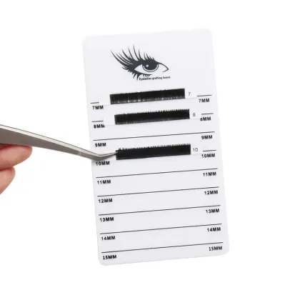 Acrylic Pink Lash Pallet Tray with Magnet Hold Tweezers for Eyelash Extensions