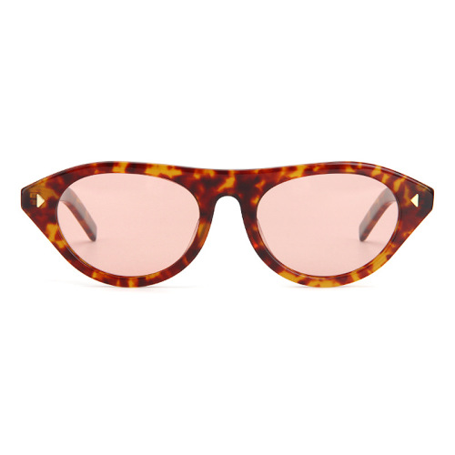 Wholesale Avant-Garde Flat-Top Cat-Eye Acetate Sunglasses