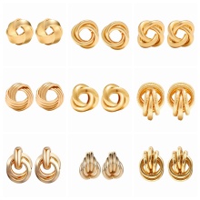 9 paires de boucles d&#39;oreilles bohème rétro grande spirale enroulée boucles d&#39;oreilles circulaire tribal boucles d&#39;oreilles femme spirale boucles d&#39;oreilles or