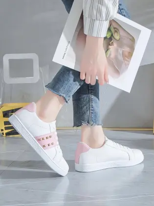 2021 black side PU with diamond women shoes