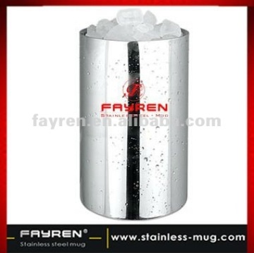 Stainless steel ice bucket