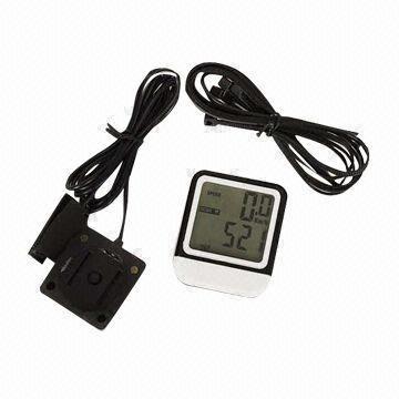 Wireless Bike/Bicycle Cycling Computer LED Speedometer/Odometer, Waterproof