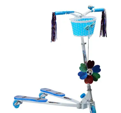 Dual-Pedal Scooter Kid Patents Wing Scooter