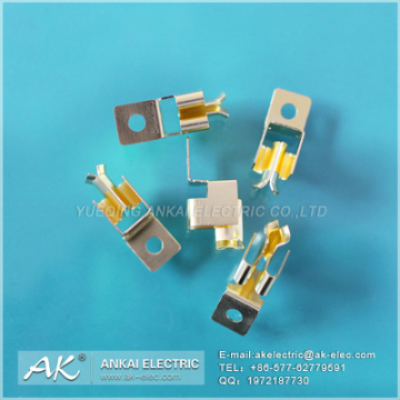 illuminating system assembly brass conductive clip and matel contact stamping parts