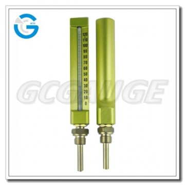 High quality V-shaped industrial galss thermometer