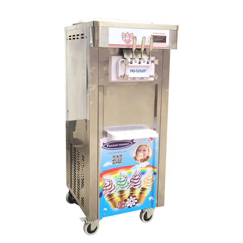 Italian Hot Selling CE Certificado Comercial Três Sabor Soft Ice Cream Machine