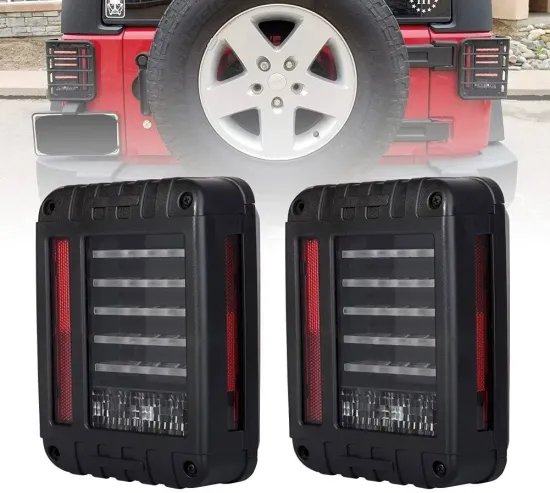 High-Quality Car Modification Accessories and LED Taillights for Jeep Wrangler JK (2007-2017)