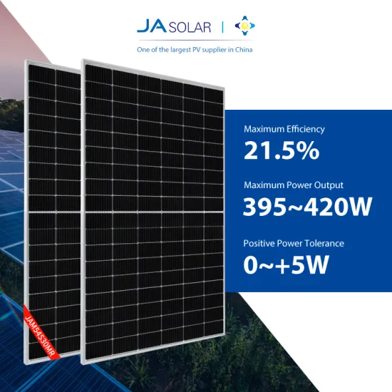 JA Solar Photovoltaic Modules: 395W, 400W, 405W, 410W, 415W, and 420W Solar Panels for Residential Roof Installations