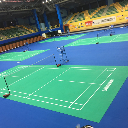 Tappetino da badminton in PVC con BWF