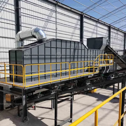 New Generation Three Separation Air Separator for Solid Waste