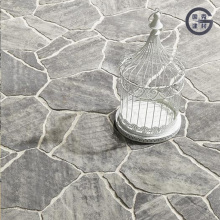 بلاط رصف رمادي أنيق بمظهر حجري طبيعي