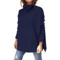 Women's oversize turtleneck sweater