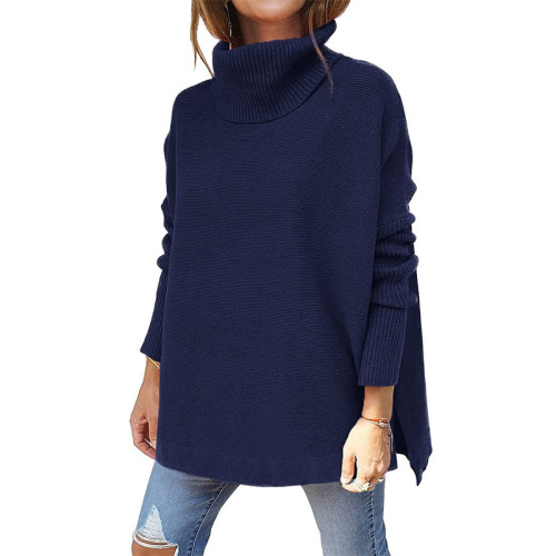 Women's oversize turtleneck sweater