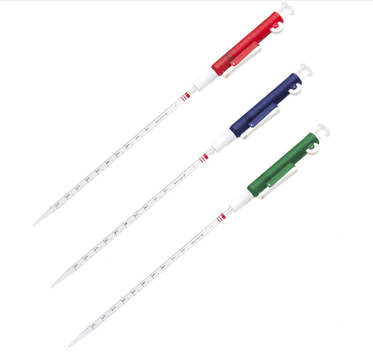 Laboratory Use Thumbwheel Design Manual Pipette Pump 5ml