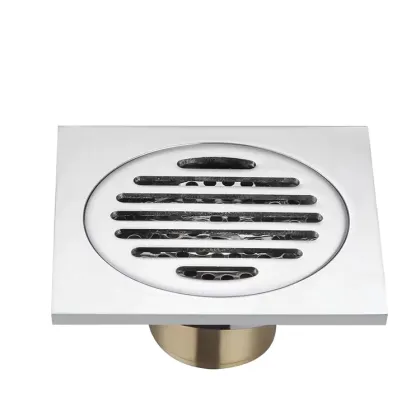 Stainless Steel Odor-Proof Floor Drain for Bathroom Tile Insert Cover