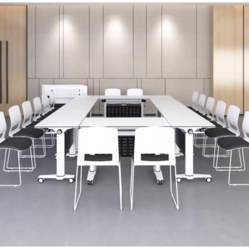 Mesa de treinamento dobrável minimalista