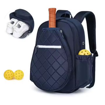 Waterproof Fashion Pickleball Paddle Racket Backpack with Shoe Compartment