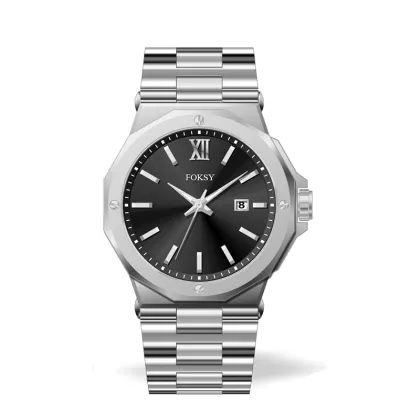New Foksy Stainless steel Couple Watch 2018